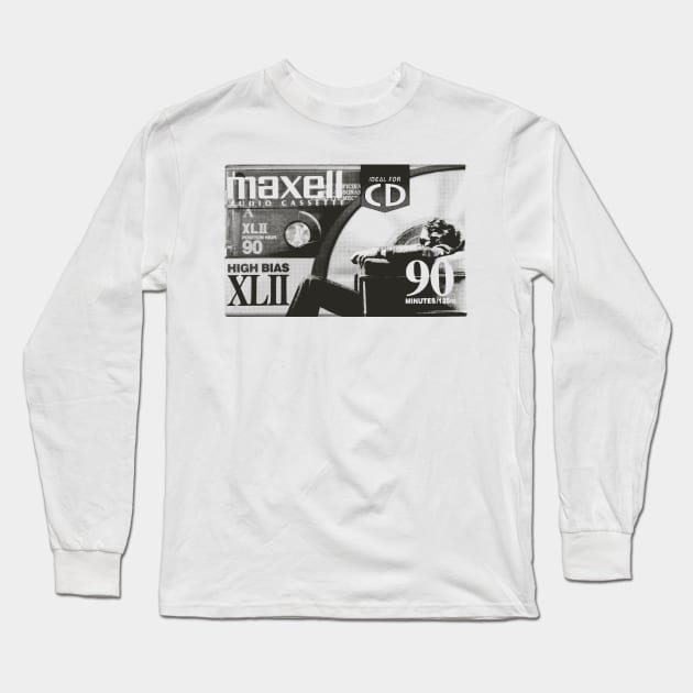 MAXELL HIGHT BIAS 90S Long Sleeve T-Shirt by ngaritsuket